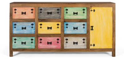 Immagine prodotto di Credenza in legno di mango Iriax, 90 cm x 180 cm x 40 cm Giner y Colomer