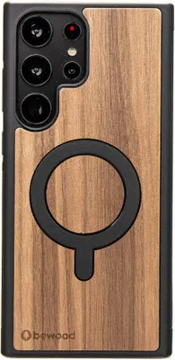 Produktbild von Bewood Holzhülle für Samsung Galaxy S25 Ultra AMERICAN WALNUT mit MagSafe