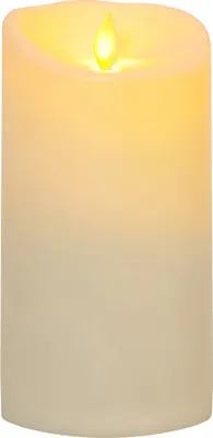 Produktbild von Star Trading LED-Kerze Twinkel Kunststoff 9x9x17,5cm creme, Elfenbein, 1 Glühbirne(n), LED, 0,01 W, Gelb, 5000 h