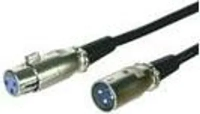 Obrázek produktu pro Microconnect XLRMF1, 1 m, Černá, XLR, XLR, Samec, Samice