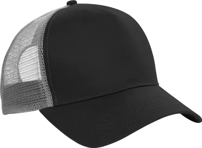 Produktbild von Beechfield Herren Mesh Trucker Baseballkappe RW260 (Einheitsgröße) (Schwarz/Hellgrau)
