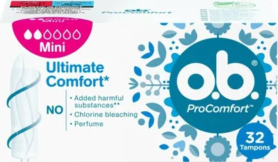 Obrázek produktu pro O.B.ProComfort Ultimate Mini komfortowe tampony 1op.- 32szt