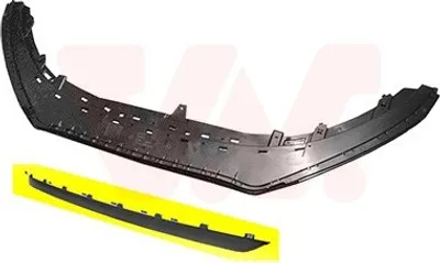 Produktbild von VAN WEZEL Spoilerlippe 5829500 Vorne für VW Polo Schrägheck (6R1, 6C1)
