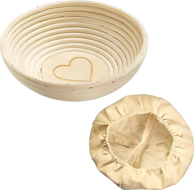 Zdjęcie produktu dla Zestaw koszy do garowania Westmark, okrągły, z sercem, Ø 24,5 x 8,5 cm, z pokrywą, 3236227B