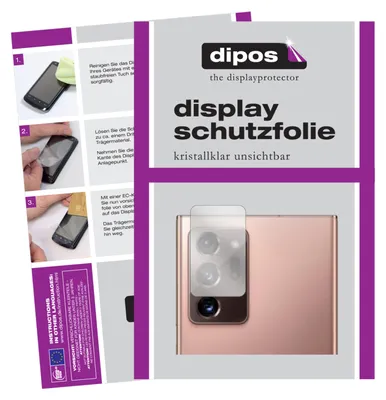Produktbild von 2x Schutzfolie für Samsung Galaxy Note 20 5G Kameralinse klar Displayschutzfolie
