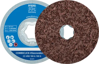 Produktbild von PFERD COMBICLICK non-woven discs VRH, 10 cm, 10 Stück(e)