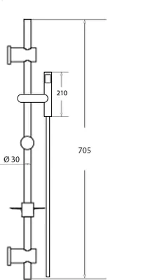 Produktbild von Smart Brausegarnitur schwarz matt TM71012B