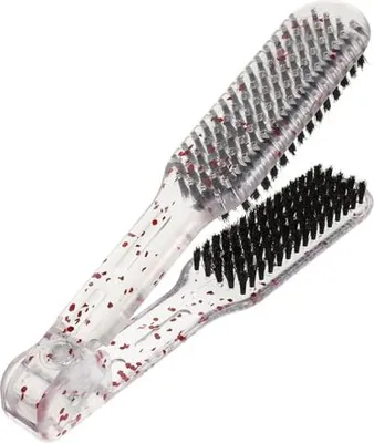 Produktbild von Bathveve Hair Glatting Kamm, doppelseitige Pinsel, Kammborstenklemme, Handklemmebürste