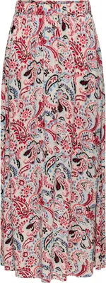 Image de Maxi-jupe JDY avec motif abstrait et taille élastiquée Taille : XS