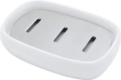 Produktbild von Keramisches Seifenspender-Set, Edelstahl, Doppel-Schicht, für Bad und Dusche