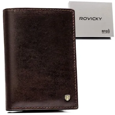 Image de Grand portefeuille en cuir naturel pour homme - Rovicky