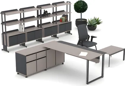 Immagine prodotto di Arredamento per ufficio Scrivania Combinazione di mobili per ufficio Set completo per ufficio Set per ufficio
