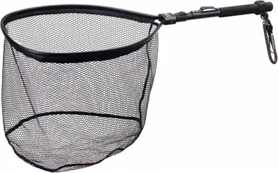 Produktbild von Daiwa Oval Trout Wading D30 Kescher Schwarz 82 x 35 x 44 cm Schwarz 82 x 35 x 44 cm