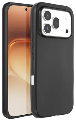 Immagine prodotto di Custodia in silicone nero, finitura opaca, compatibile con Honor 600 / 600 Pro