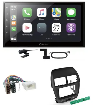 Produktbild von Pioneer SPH-DA250DAB CarPlay Android Auto Einbauset für Mitsubishi ASX bis 2014