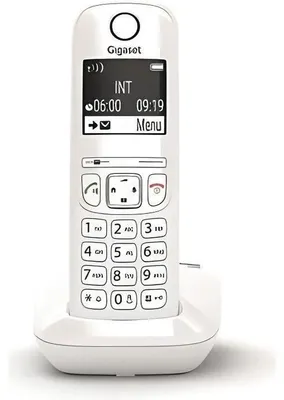 Produktbild von Gigaset AS690, Analoges/DECT-Telefon, Kabelloses Mobilteil, 100 Eintragungen, Weiß