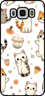 Immagine prodotto di Smartphonica Custodia per telefono adatta a Samsung Galaxy J5 2016 con stampa di gatti - TPU cover posteriore con design a gatto