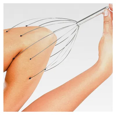 Produktbild von Kopfmassagegerät mit Metallgriff