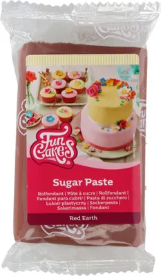 Produktbild von FunCakes Fondant Rote Erde / Red Earth 250 g
