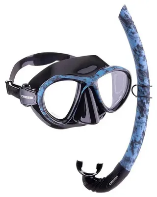 Produktbild von Cressi Kit Metis Schnorchelset Blau  Blau One Size