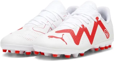 Produktbild von Puma Kinder Fussballschuhe Future Play MG Jr. - 107390, Farbe:Weiß, Kinder Schuhe:35