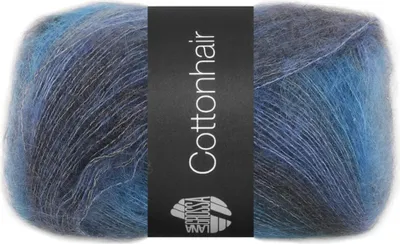 Produktbild von Lana Grossa - Baumwollehair 0103 dunkelgrau jeansblau graublau marine anthrazit