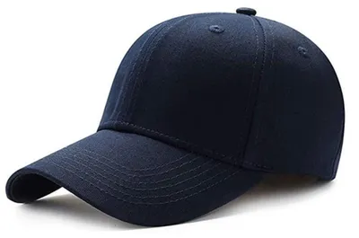 Produktbild von Baseballcap Kinder Baumwolle Marineblau Verstellbar 47-54 cm
