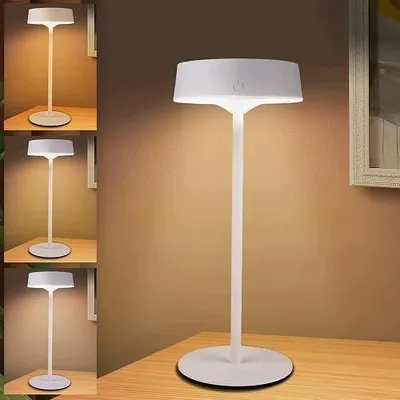 Zdjęcie produktu dla Lampa stołowa solarna LED bezprzewodowa dotykowa 3 kolory