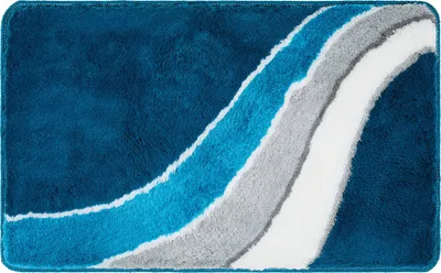 Produktbild von Erwin Müller Badematte Veria" petrol-creme 70x120 cm"