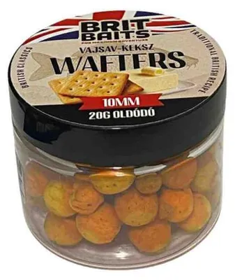 Immagine prodotto di BritBaits Wafters: Biscotti solubili al burro e all'acido, diametro 10 mm