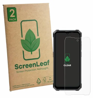 Produktbild von 2x ScreenLeaf Schutzfolie für Blackview BL7000 Displayschutz Display Schutz Folie Klar Transparent