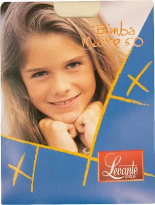 Immagine prodotto di Collant bimba 1 paio calze bambina femmina 50 den 55 dtex microfibra LEVANTE articolo BIMBA MICRO 50 COLLANT, Anni 11/13, Poliammide 86%,Spandex 14%