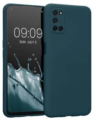 Produktbild von kwmobile Slim Case kompatibel mit Oppo A52 / A72 (4G) Hülle - Handyhülle aus Silikon in Petrol matt
