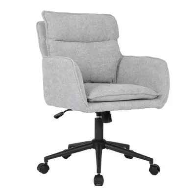 Produktbild von HOME DELUXE Bürostuhl CORA 100 x 60 x 70 cm Webstoff Grau - Höhenverstellbar | Schreibtischstuhl, Chefsessel