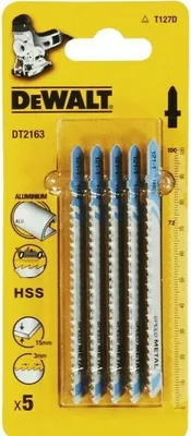 Produktbild von DeWALT 5er Pack HSS-Metallstichsägeblätter DT2160 T-Aufnahme 76-50mm T127D