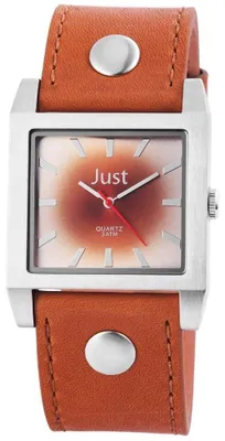 Produktbild von Herrenuhr Echtleder JU235 silberfarbig, 3 ATM