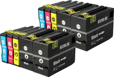 Produktbild von vhbw 10x Tintenpatronen kompatibel mit HP Officejet 7610 E-All-In-One, 7612 E-All-In-One, 7600 Drucker + Chip (Kompatibel)