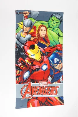 Productafbeelding van Marvel Avengers handdoek, 70 x 140 cm - polyester
