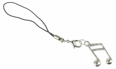Produktbild von Sechzehntel Note Noten Handyanhänger Anhänger Miniblings Note Musik silber