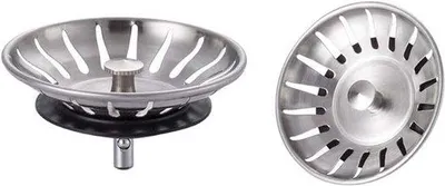 Productafbeelding van Famanu afvoerkleefset, 2 stuks – roestvrij staal, 78 mm diameter