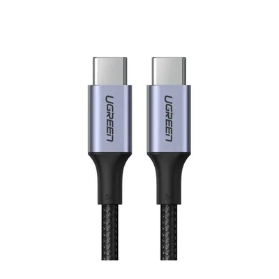 Produktbild von Ugreen Kabel US316 70428 USB-C – USB-C PD QC FCP 100 W 5 A 480 Mb/s 3 m – grau