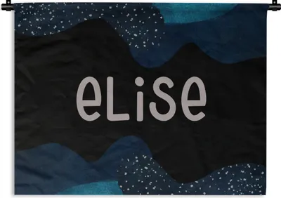Produktbild von MuchoWow® Wandteppich Wandbehang Elise - Pastell - Mädchen 120x90 cm Tapisserie Dekoration Wandtuch - Wohnen - Aufhänger für die Wand