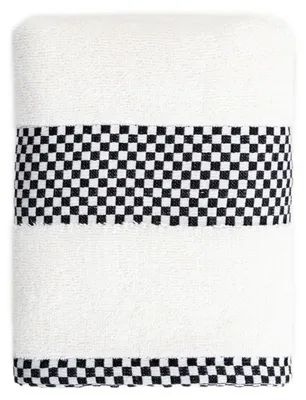 Zdjęcie produktu dla HOMLA Ręcznik TIVA z czarną kratką 50x90 cm