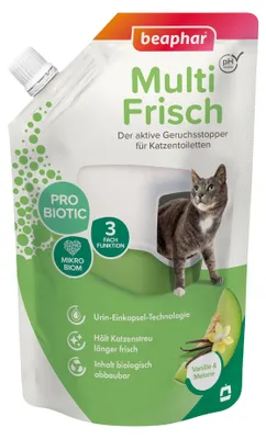 Obrázok produktu pre Beaphar – Absorber zápachu – koncentrované granuly do mačacej toalety – neutralizuje zápach
