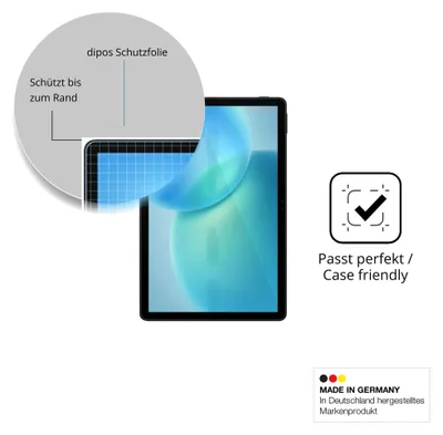 Produktbild von 2x Schutzfolie für Pockam P11 - Anti-Shock 9H Folie dipos Glass Kunststoffglas