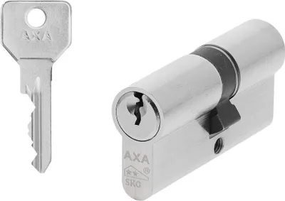 Produktbild von AXA Doppelzylinderschloss – 30/35 mm – Sicherheitszylinder, vernickelt – inkl. 3 Schlüssel