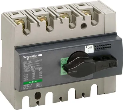 Obrázek produktu pro Schneider Electric ROZVÁDĚČ ZÁTĚŽE 160A 4-POL. (INS160 INTERPACT)