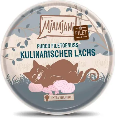 Produktbild von MjAMjAM Purer Filetgenuss - kulinarischer Lachs 16x80g