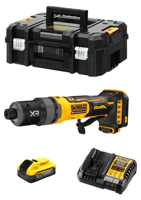 Produktbild von Geradschleifer DeWALT DCG420H1T (1 x 5,0 Ah Powerstack + DCB1104 + TSTAK II)