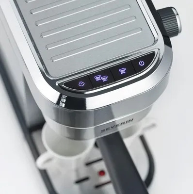Produktbild von SEVERIN KA 5994 - Espresso kávovar - 1,1 l - Kávový pod - 1350 W - Čierny - Nerezová oceľ